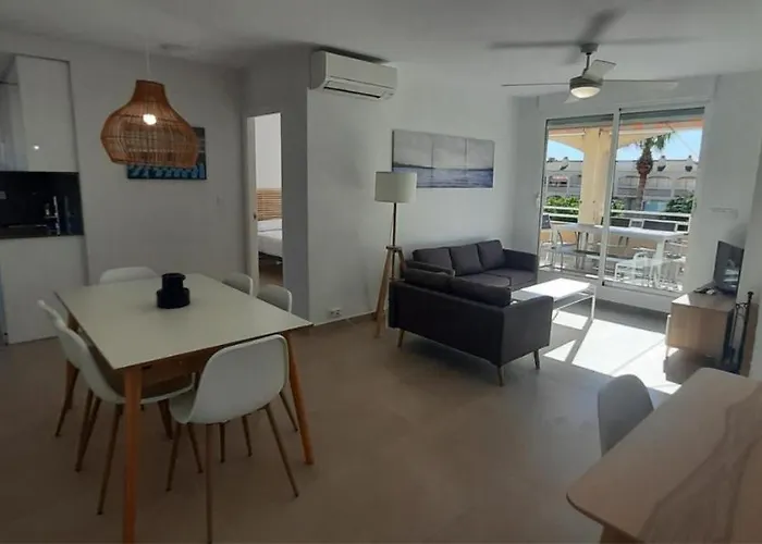 公寓 Atico En Urb Bahia De Sin Ascensor De Vacaciones Mar Por Medio 德尼亚