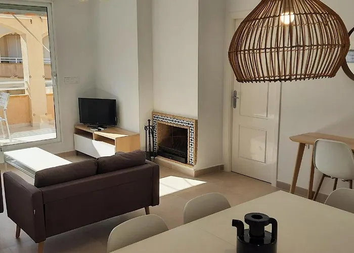 Atico En Urb Bahia De Sin Ascensor De Vacaciones Mar Por Medio 公寓 *