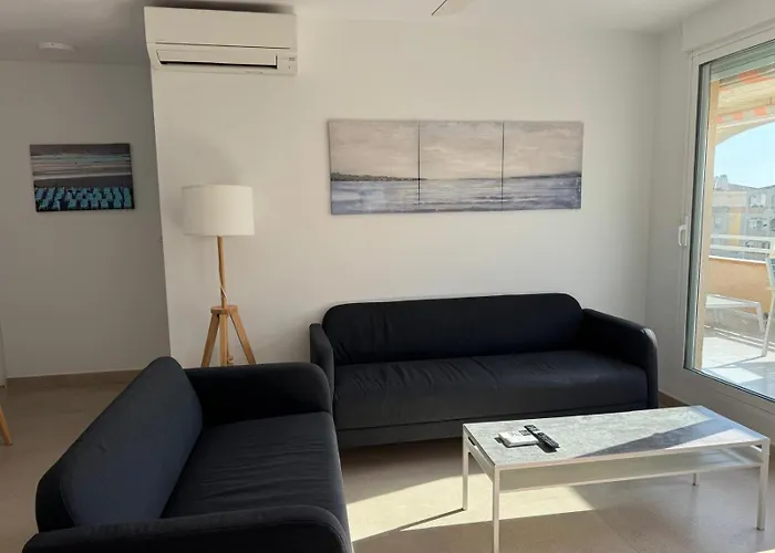 公寓 Atico En Urb Bahia De Sin Ascensor De Vacaciones Mar Por Medio 德尼亚